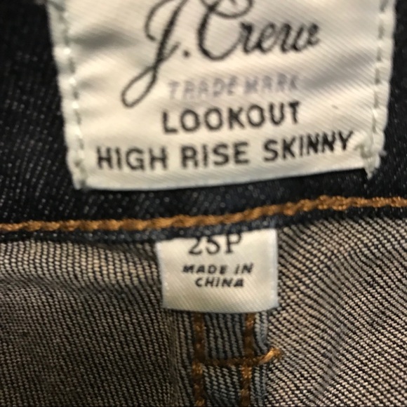J. Crew Lookout High Rise Skinny Jean 25P - Picture 3 of 6